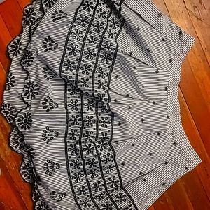 Talbots Aline Striped Skirt